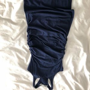 Michael Stars Body-con ruched midi dress